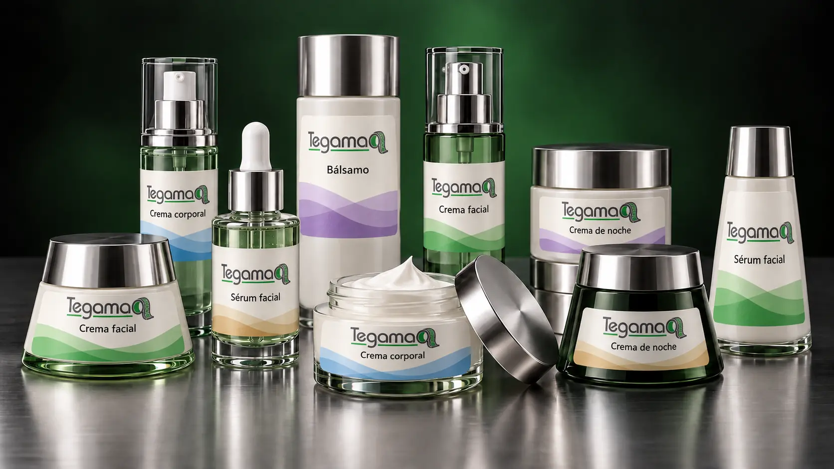 Tarros y cremas cosméticas Tegamaq