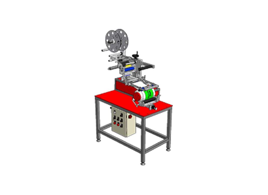 maquina etiquetadora semi-automatica